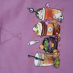 Tek Gear Ultrasoft Fleece Sweatshirt With Thumb Holes With DTF Coffee Ghost Etc.